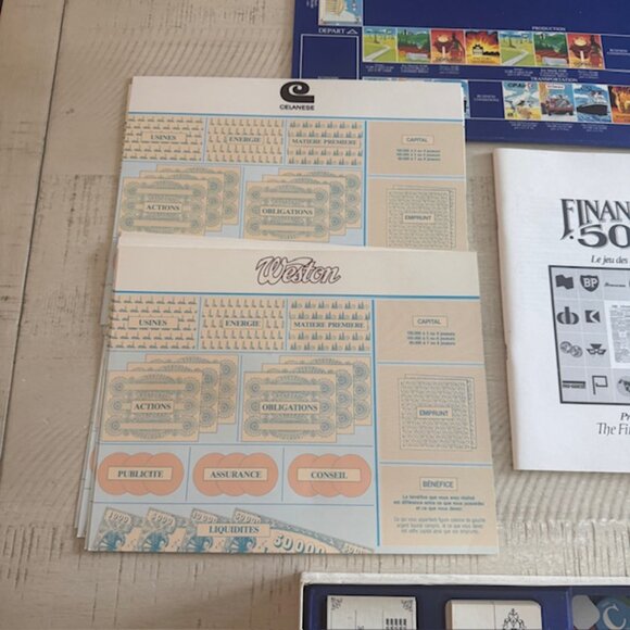 Vintage 1981 Waddingtons Financial 500 (French/English) - Picture 6 of 12